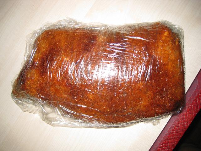 IMG_4120.JPG - Einwickeln und dann mind. 1 Tag in den Kühlschrank, schöööön siehts aus